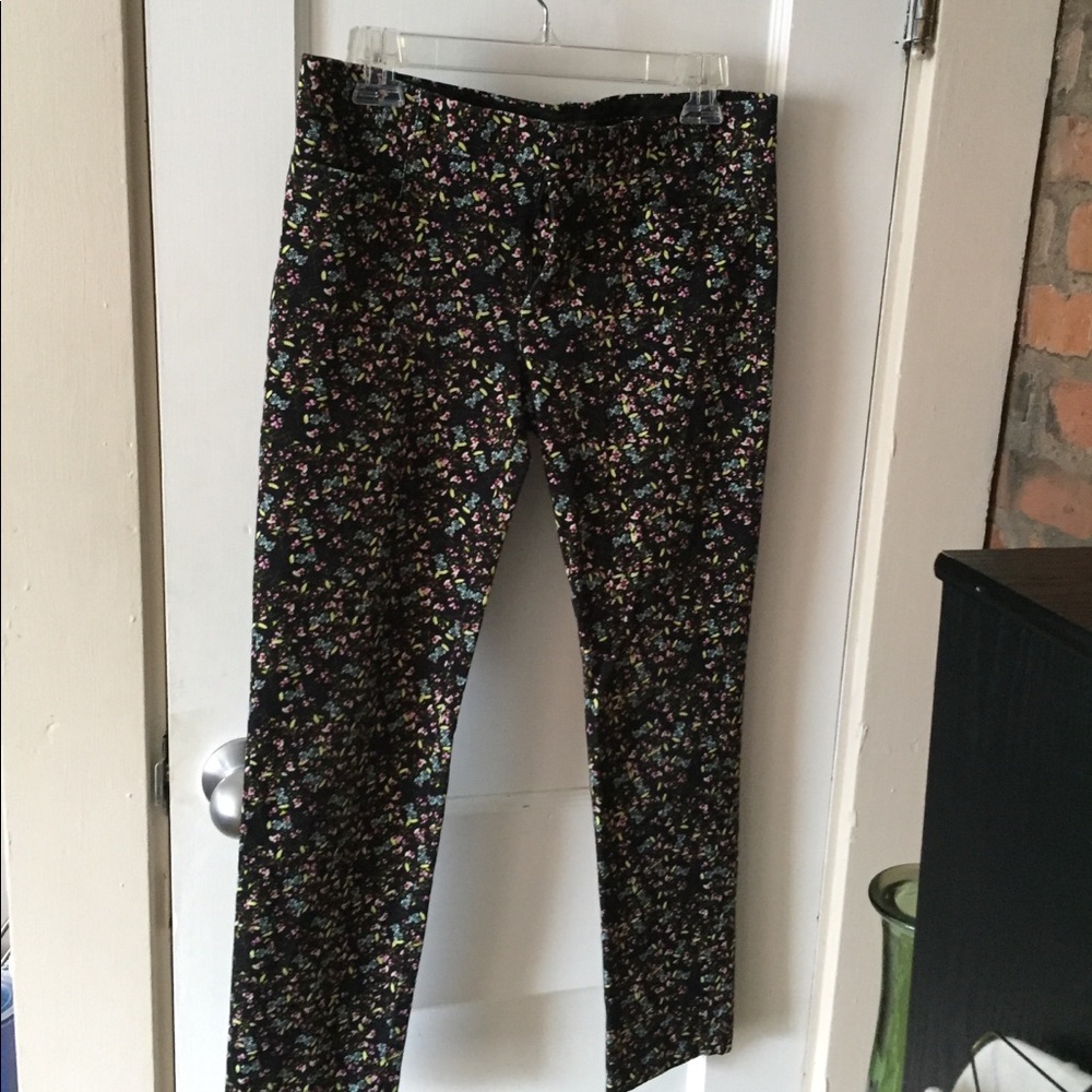 Banana republic floral print dress pants